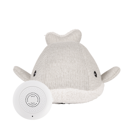 Moby (grey) - Rechargeable heartbeat comforter
