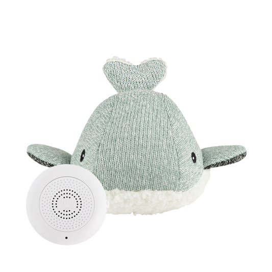 Moby (green) - Rechargeable heartbeat comforter