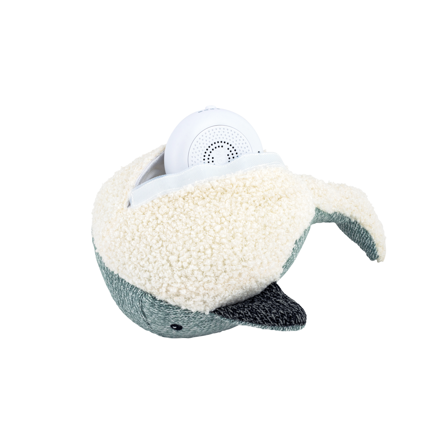 Moby (groen) - Oplaadbare hartslagknuffel