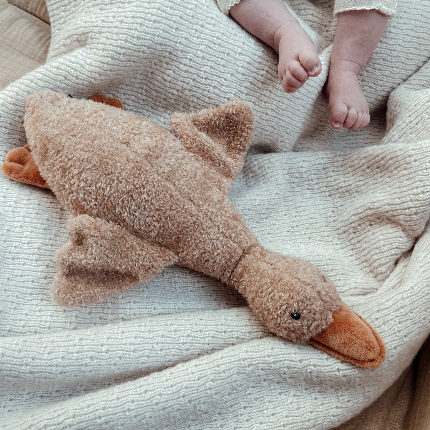 Liva (brown) - Rechargeable heartbeat comforter